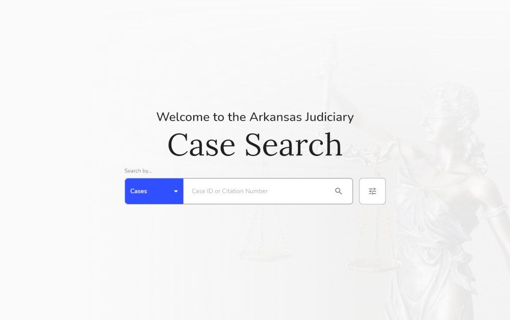 Search ARCourts Landing Page